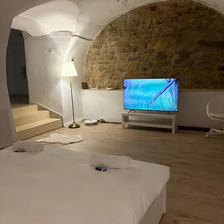 La Palma Cave Historic Stone In Old Town Appartement *
